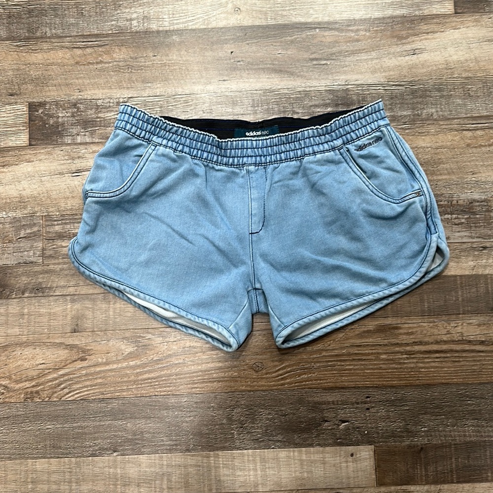 Adidas Neo • pull on denim shorts